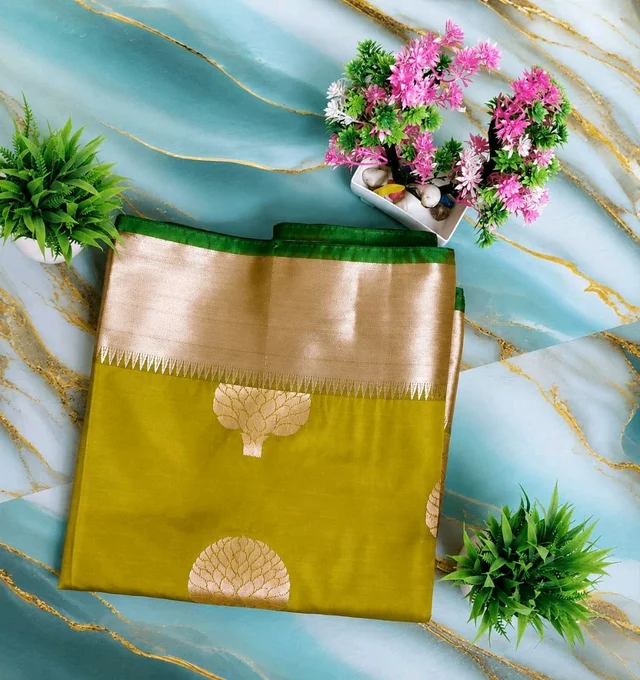 Silk Saree 0023 With Embroidery