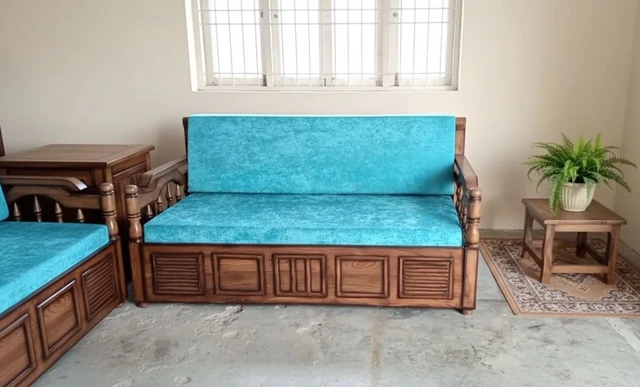 Sofa Cum Bed Original teak wood 💯
And high quality Foam ✅