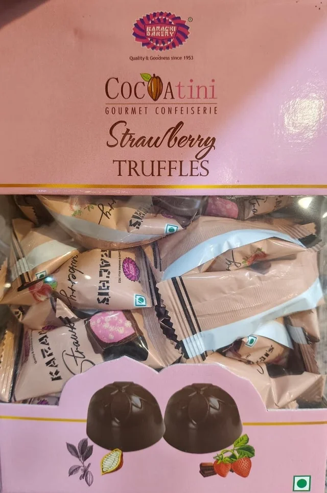 Karachi Bakery Strawberry Truffles - 500gm (50 Pcs.)