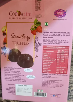 Karachi Bakery Strawberry Truffles - 500gm (50 Pcs.)
