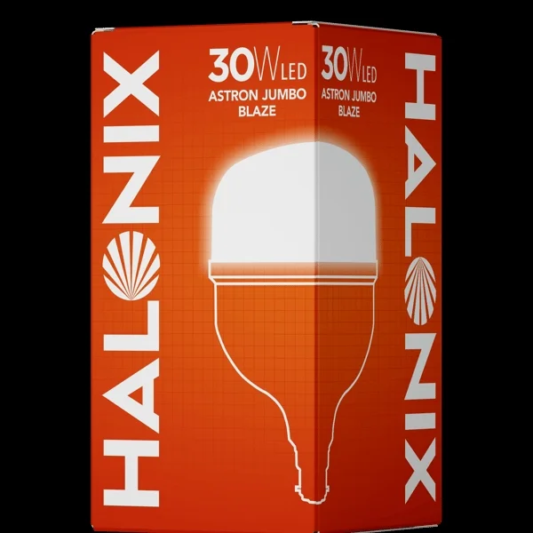 HALONIX Halonix Jumbo 30W LED Bulb | Cool Day Light (6500K) |Pack of 1 |Energy Efficient| 4kv Surge Protection |Base- B22 | High Wattage Led Bulb|