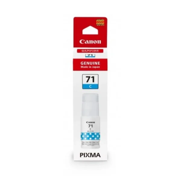 Canon PIXMA GI71C Cyan Ink bottlefor G1020,G2020,G3020,G2060,G3060, G1737,G2770,G3770,G4770, G1730,G2730,G3730
Visit the Canon Store