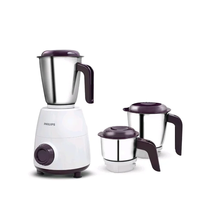 Philips PHILIPS HL7505 500W Mixer Grinder (White and Purple