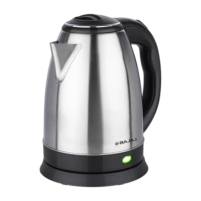 BAJAJ ® Electric Kettle Hot Maxx - 1 | 1.8L Stainless Steel, 1350W | Rapid Boil, Cool Touch Handle | Perfect for Tea, Coffee