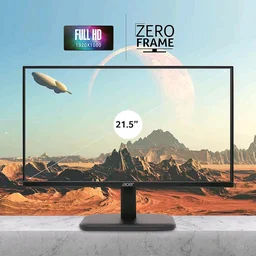 ACER Acer EK220Q 21.5 Inch (54.61 cm) Full HD (1920x1080) Pixels VA Panel LCD Monitor with LED Back Light I 1 MS VRB, 100Hz Refresh I 250 Nits I HDMI & VGA Ports with HDMI Cable I Eye Care Features (Black)