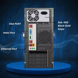 Assembled Desktop CPU with Core i5-3470 Gen 3.20Ghz II 16GB Ram II 256GB SSD II HDMI VGA Ports II Win 10 Pro II WiFi + II MS Office II Full Metal