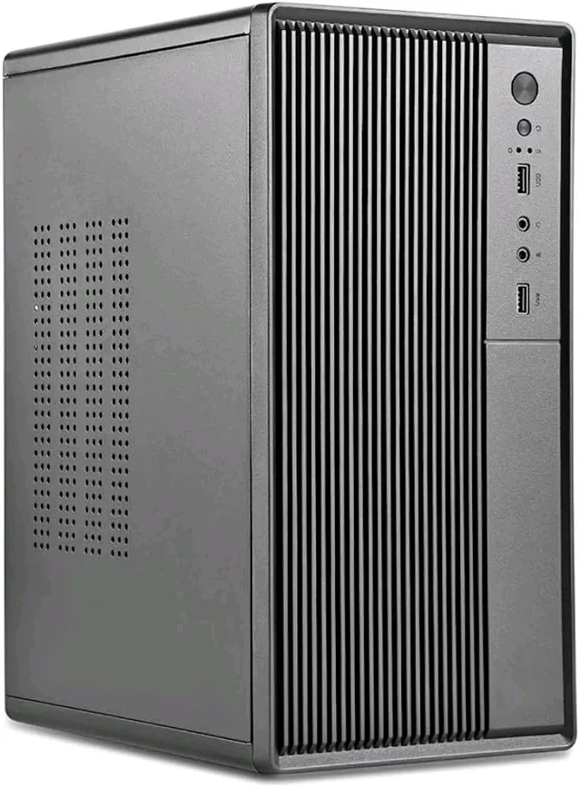 Zebronics Assembled Desktop CPU with Core i3-3220 Generation 3.30Ghz II 8GB Ram DDR3 II 128GB SSD II HDMI VGA Ports II WiFi II Win 10 Pro (64 bit) II MS Office II Full Metal II Premium Design