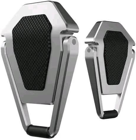EDNITA Mini Laptop Stand for Desk | Portable Metal PC Desk Stand, Aluminium Cooling Pad Mini Clip Compatible with MacBook Apple Laptop, Lenovo, Dell, Hp, Acer & Other Laptops Pack of-2 (Silver)