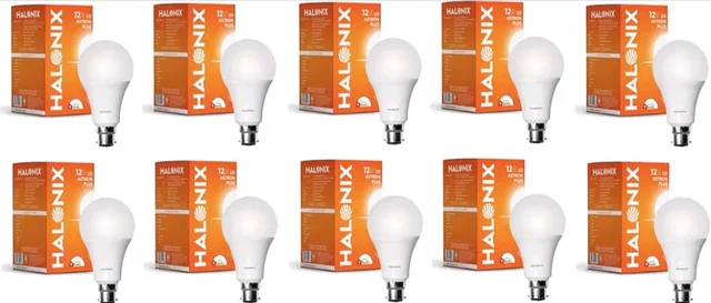 HALONIX Halonix 12W B22 Base LED Bulb – Cool Daylight (6500k) | Energy Efficient | Best led bulb for home | Surge Protection up to 4KV | Rated Life 15000 Hrs | for Home & Office |Pack of 1