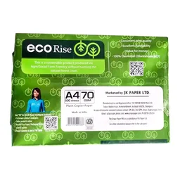 GENERIC Copier Paper Eco Rise A4 Size 70 GSM 1 Ream 500 Sheets (Pack of 10)