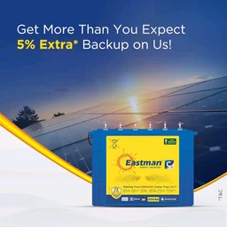Eastman EM20072SB | Eastman 200Ah Tall Tubular Solar Battery | Warranty 72 (36+36) Months for Home & Office
14%
off