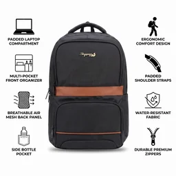 SKYWAY MODEL 390 UNISEX LAPTOP BAGCKPACK WITH RAINCOVER 