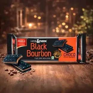 Parle Hide&seek Black Bourbon Choco 100g