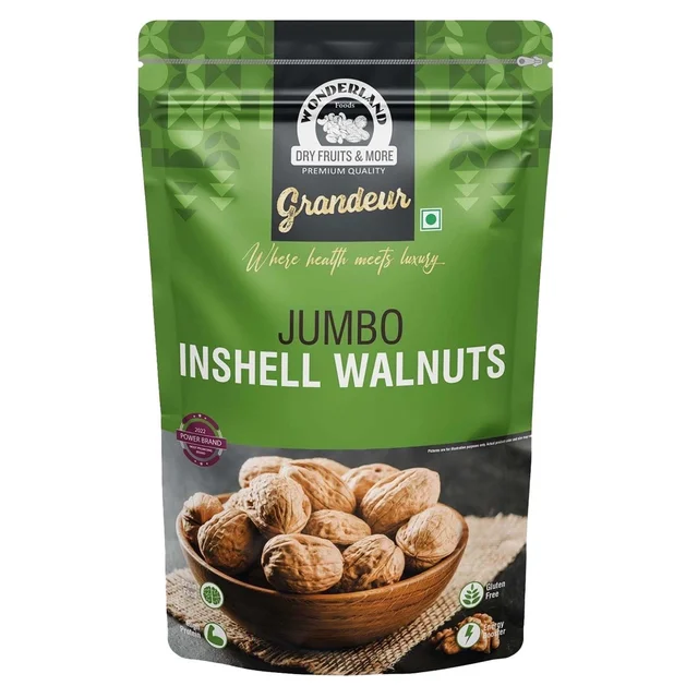 Wonderland Jumbo Inshell Walnuts 500g 