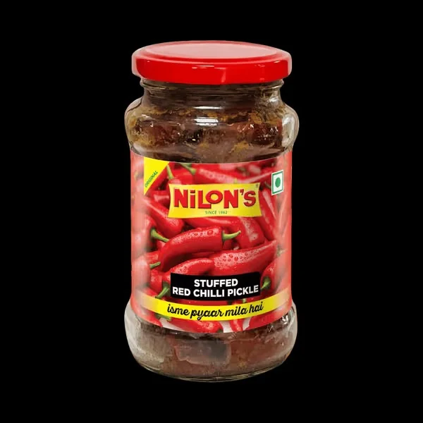 Nilon’s Stuffed Red Chilli Pickle 375g