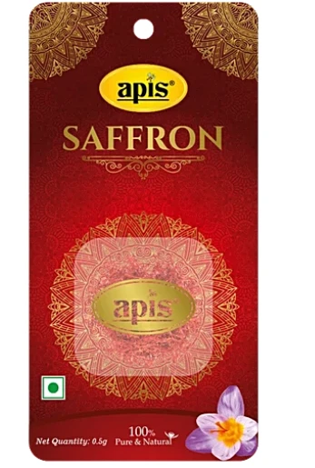Apis Saffron 100% Pure & Natural. Net Qty 0.5g