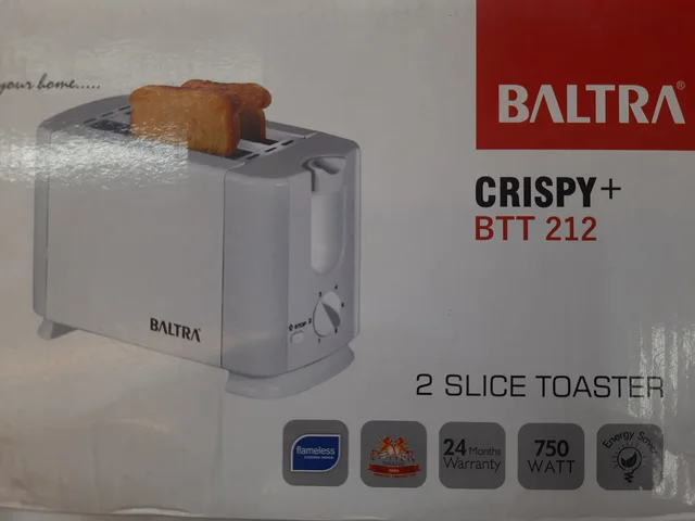 Baltra crispy+ BTT212-2slice toaster-2years warranty-1U