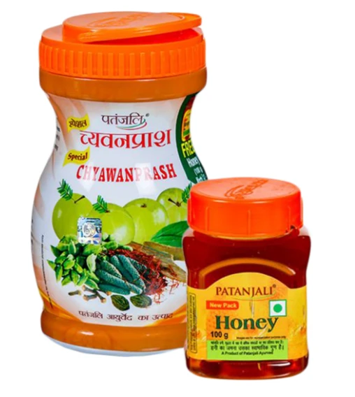 Patanjali Special Chyawanprash. Net Qty 1 kg + Free Honey 100g