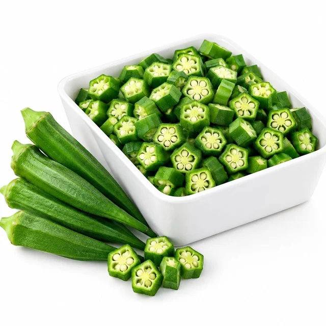 Fresh Chopped Ladyfinger - 500gm