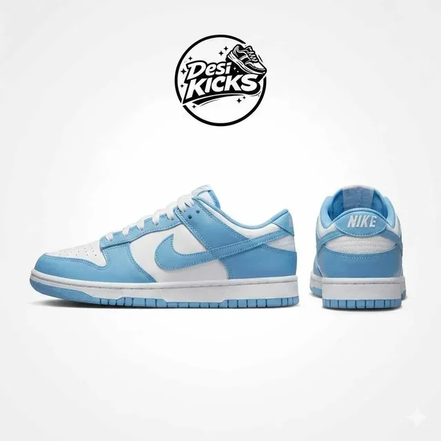Blue Low Dunks - UK 8