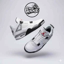 Retro 4 White Oreo - UK 9