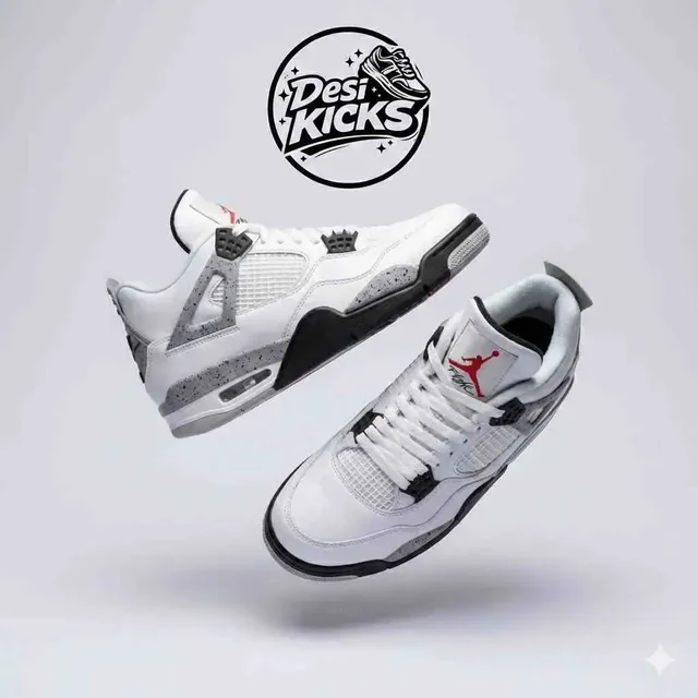 Retro 4 White Oreo - UK 9