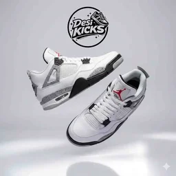 Retro 4 White Oreo - UK 9