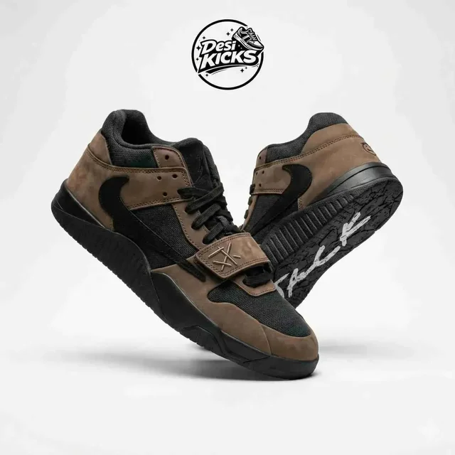 Travis Scott Jumpman Dark Mocha - UK 7