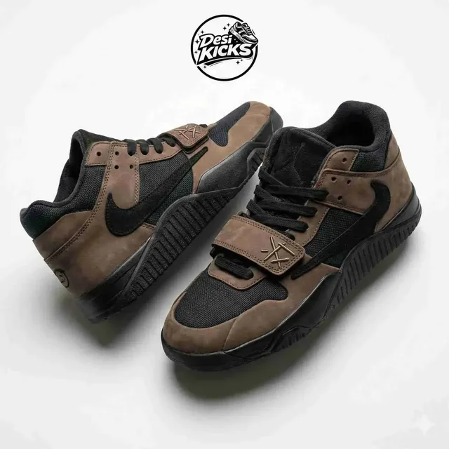 Travis Scott Jumpman Dark Mocha - UK 10