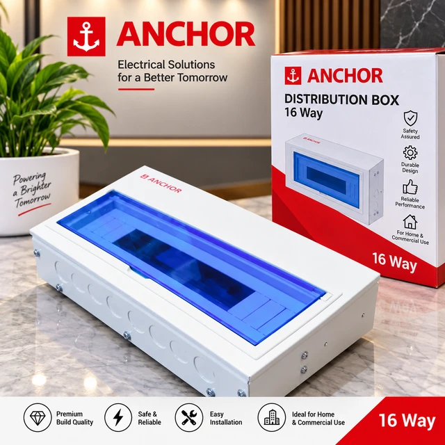 TRANSPARENT 16 WAY DISTRIBUTION BOX
