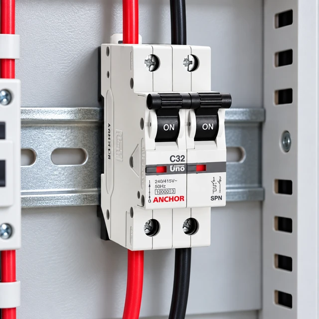 UNO C32A. DOUBLE POLE (DP) MCB ,10kA