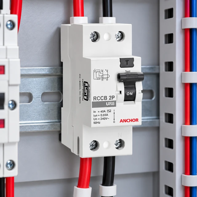 UNO C40A. RCCB 100MA