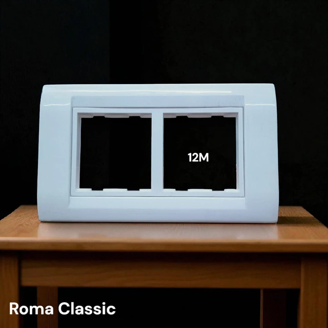 ANCHOR ROMA CLASSIC 12 MODULAR COVER PLATE ( WHITE ) - WHITE