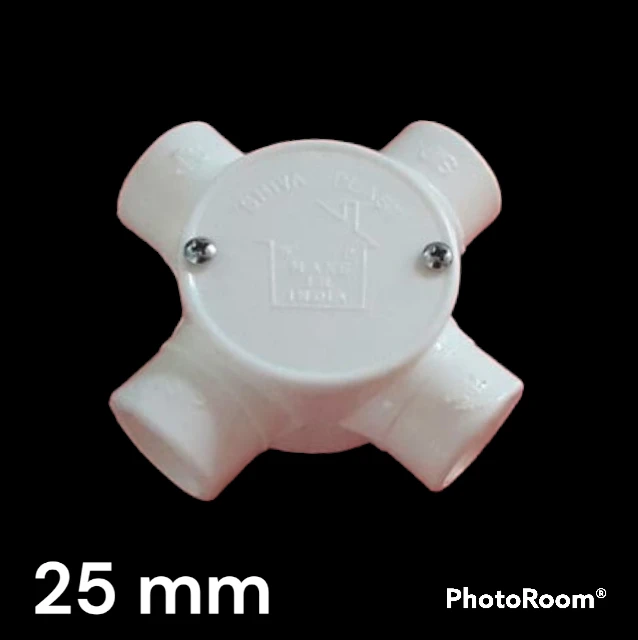 25 MM PVC R J BOX 4 WAY