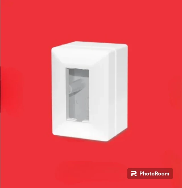 SURFACE 1 MODULAR GANG BOX - WHITE
