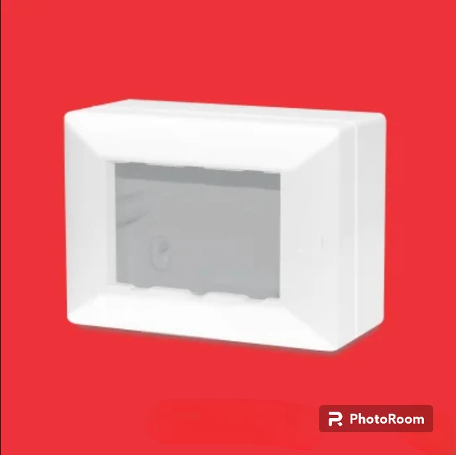 SURFACE 3 MODULAR GANG BOX - WHITE
