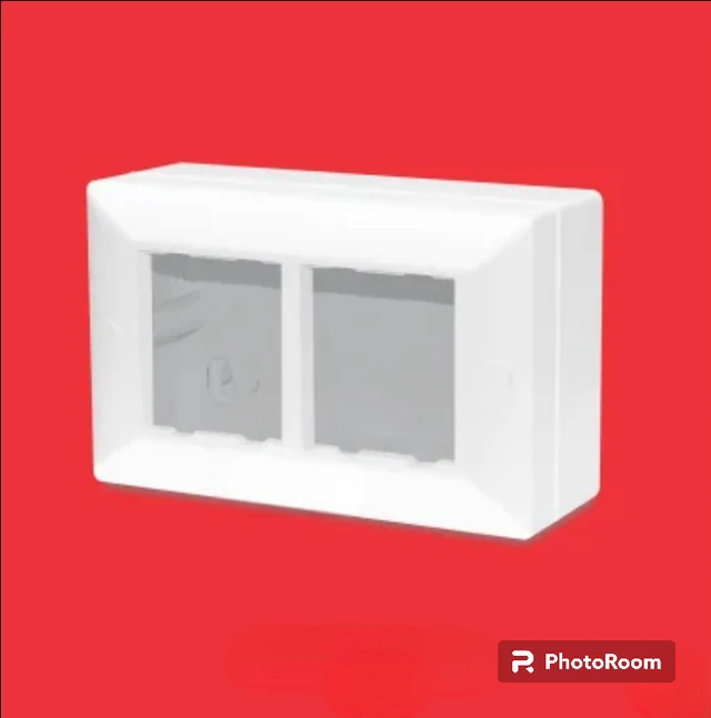 SURFACE 4 MODULAR GANG BOX - WHITE