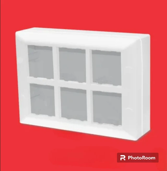 SURFACE 12 MODULAR GANG BOX - WHITE