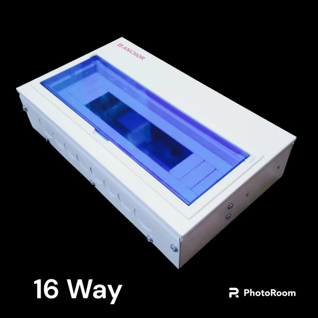 TRANSPARENT 16 WAY DISTRIBUTION BOX