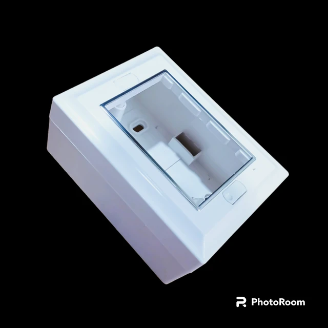 SURFACE 3 MODULAR GANG BOX - WHITE CROME