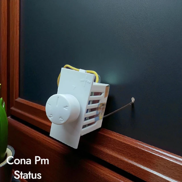 PM CONA STATUS MINI STEP FAN REGULATOR , 1M ( WHITE ) - WHITE