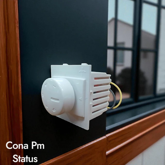 PM CONA STATUS MIDIUM STEP FAN REGULATOR , 2M ( WHITE ) - WHITE
