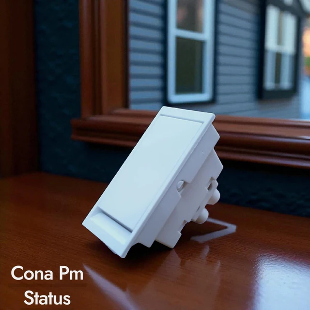PM CONA STATUS FLAT 6AX 1 WAY SWITCH , 1M ( WHITE ) - WHITE