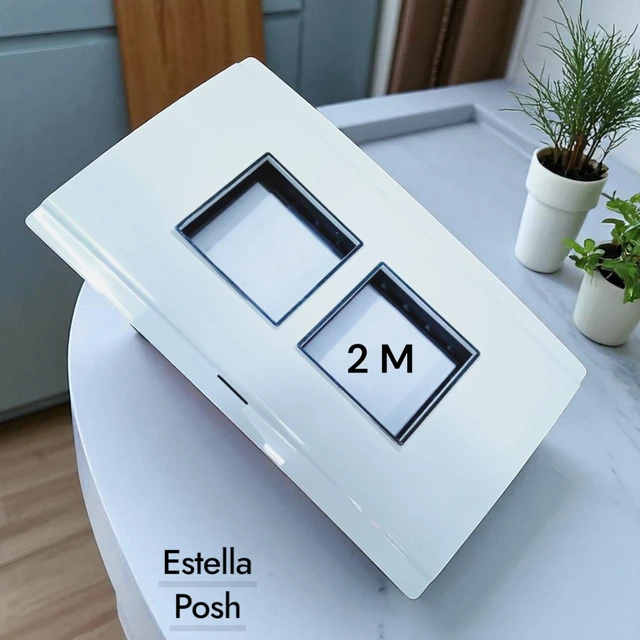 ESTELLA POSH 2 MODULAR WOOD PLATE ( WHITE )