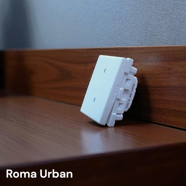 ROMA URBAN 10AX. 2 WAY SWITCH , 1M ( WHITE )