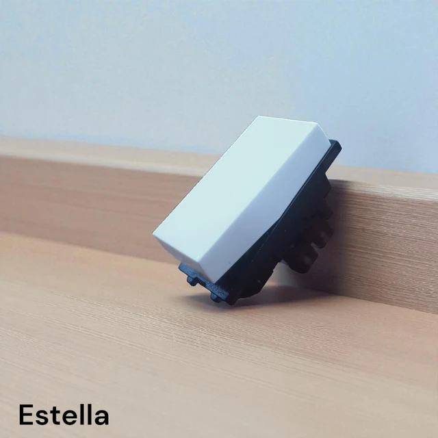 PM CONA ESTELLA 10AX 1 WAY SWITCH , 1M ( WHITE ) - WHITE