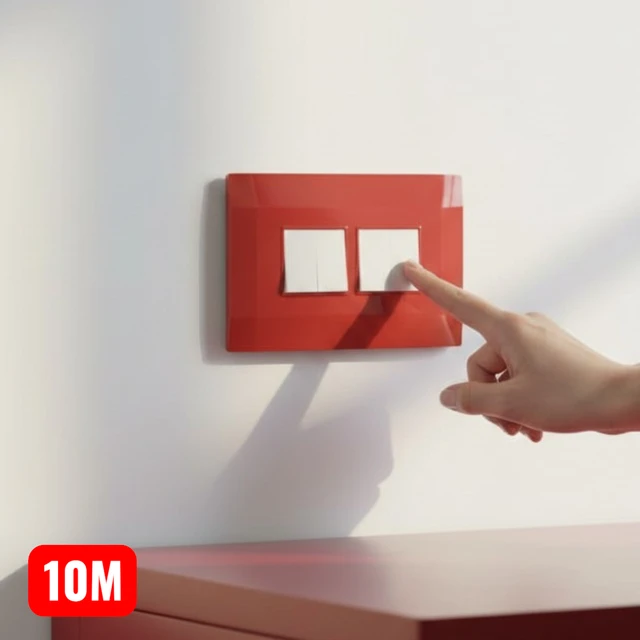 10 MODULAR WOODEN COVER PLATE (CHERRY RED)