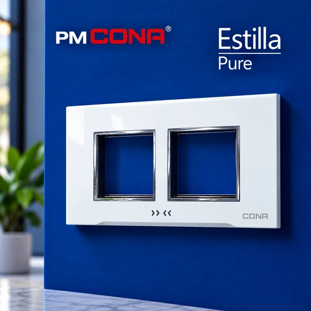 ESTELLA PURE 16 MODULAR PLATE ( WHITE )