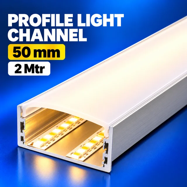 50 MM PROFAIL LIGHT CHANEL ( 2MTR )