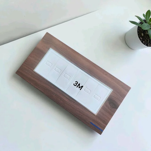 STATUS SMART WOOD 3 MODULAR COVER PLATE ( ITALIAN )